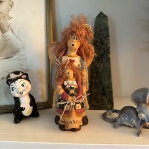 Vintage Diana Zufall Figurine "Sisters" Red Curly Hair 614/5000 Limited Edition